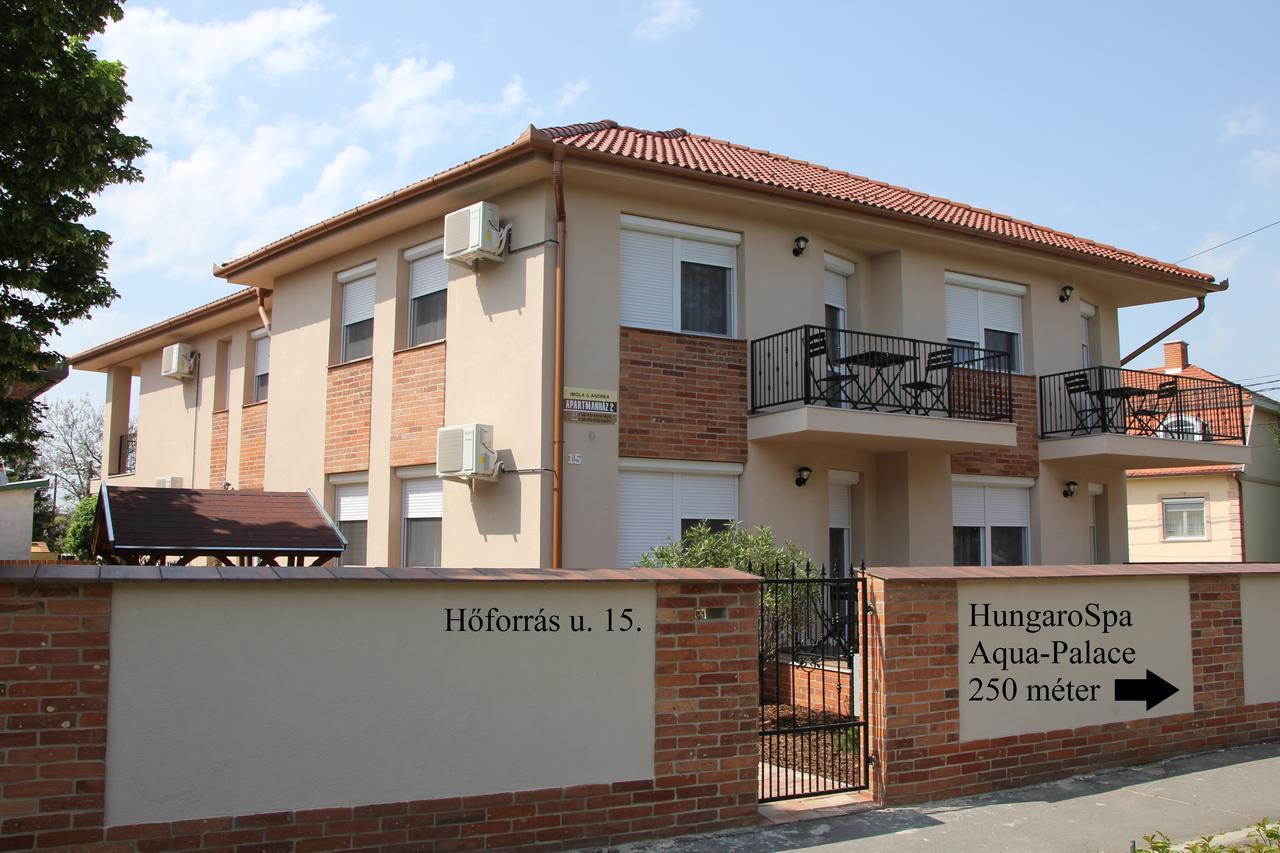 Imola Es Andrea Apartmanhaz 2 Hajdúszoboszló 外观 照片